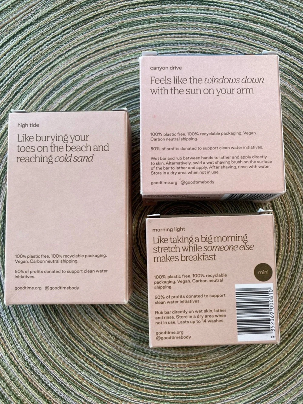 Good Time Soap - 3 Assorted Body & Shave Bars